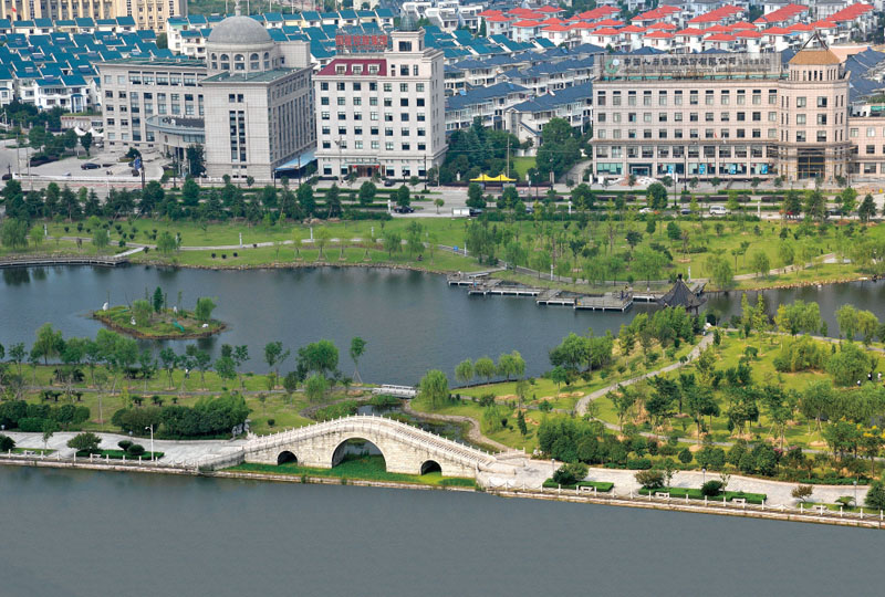 東陽(yáng)江江濱景觀市民花園